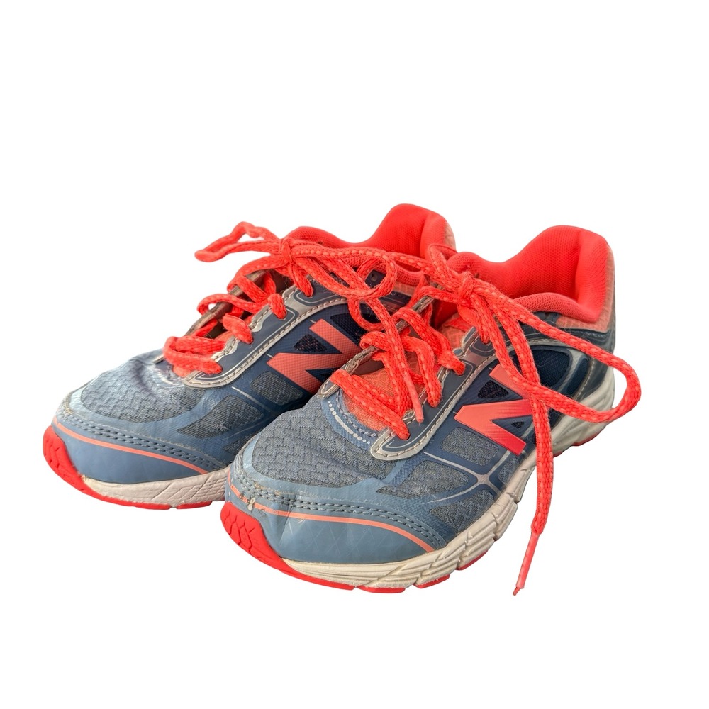 New Balance 860v5 Kids Running Shoes Blue Coral KJ860DGY Size 12 Girls Youth